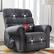 Front. Bestier - Fabric Power Lift Recliner with 8-Point Vibration Heating Massage, Rolled Handrail Assistance Recliner with USB - 1 Pack(Set of 1).