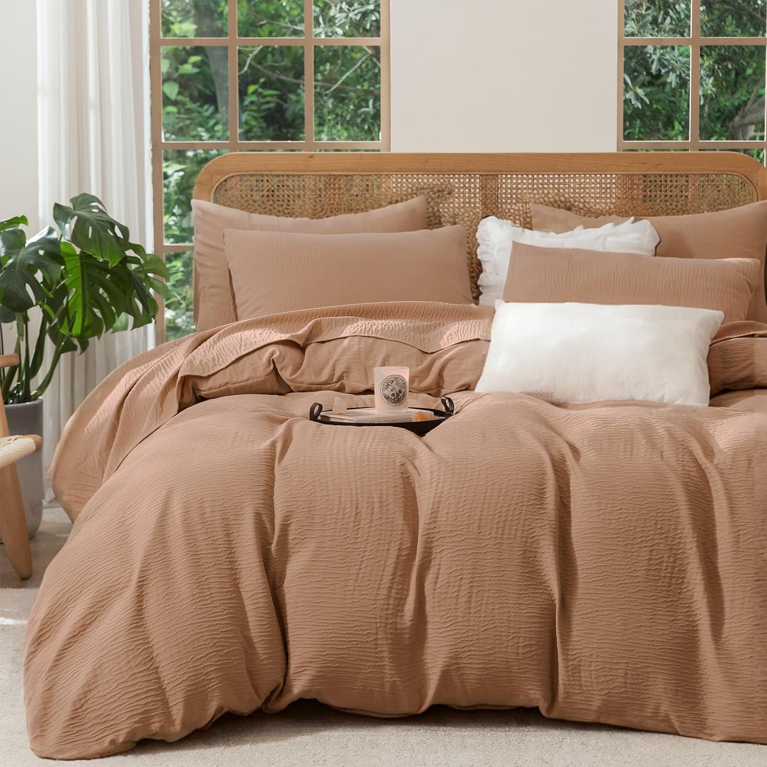 Cocoa Brown (No Comforter)-Queen (90" x 90")