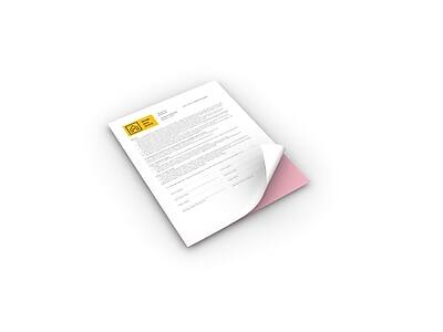 Alt View 2. Xerox -  Revolution Premium Digital Carbonless Paper, 8.5" x 11", White/Pink, 5000/Carton  - White/Pink.