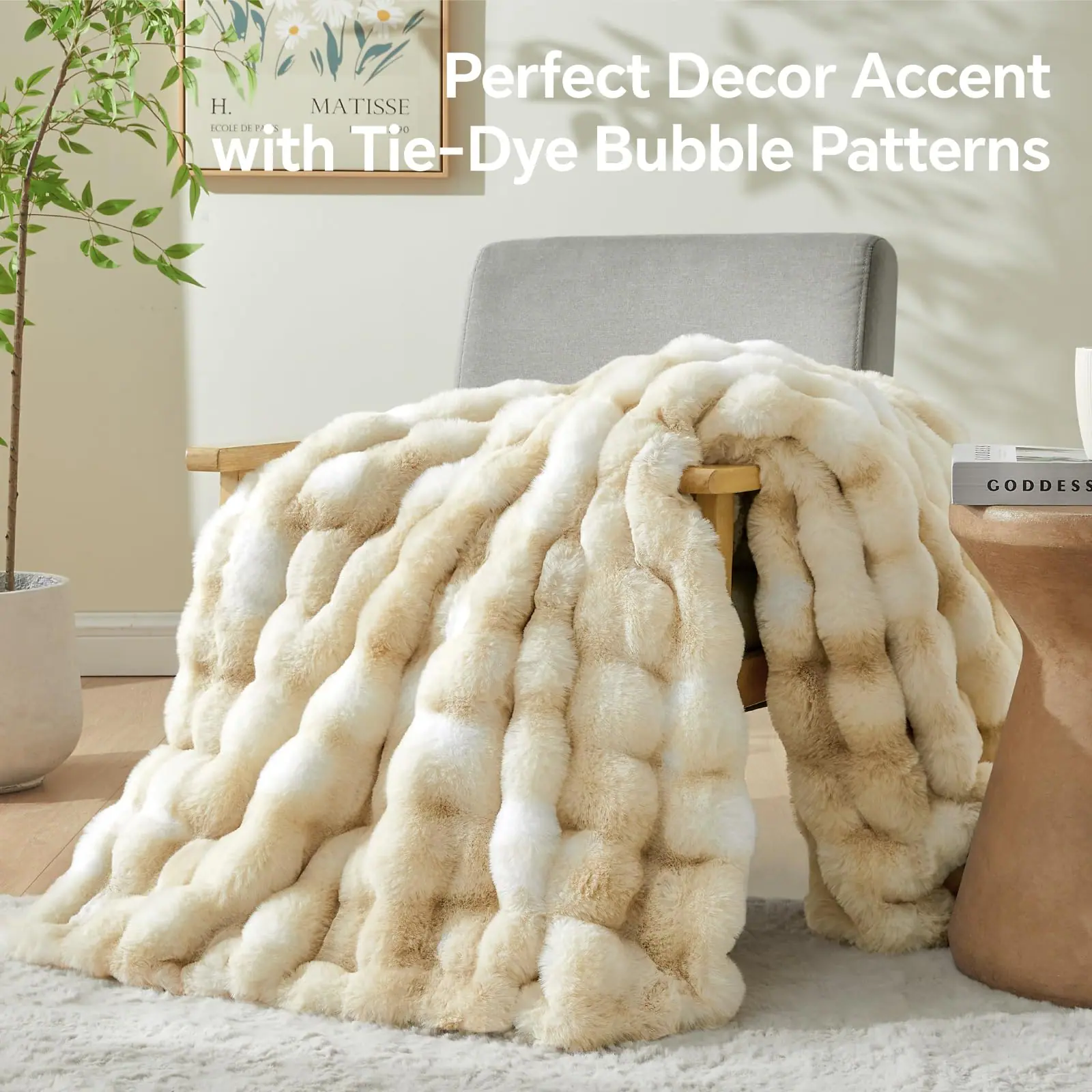 Perfect Decor Accent with Tie-Dye Bubble Patterns