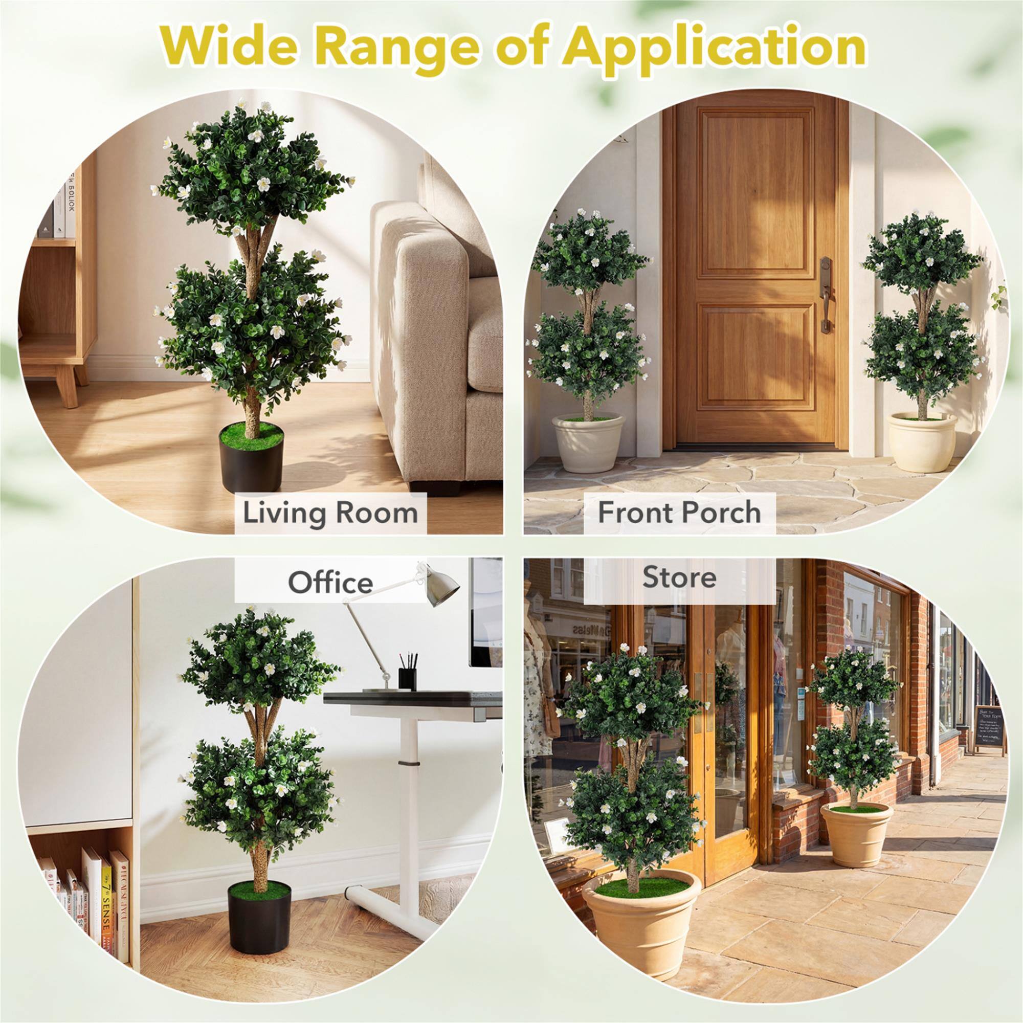 Wide Range of Application

- Living Room
- Front Porch
- Office
- Store