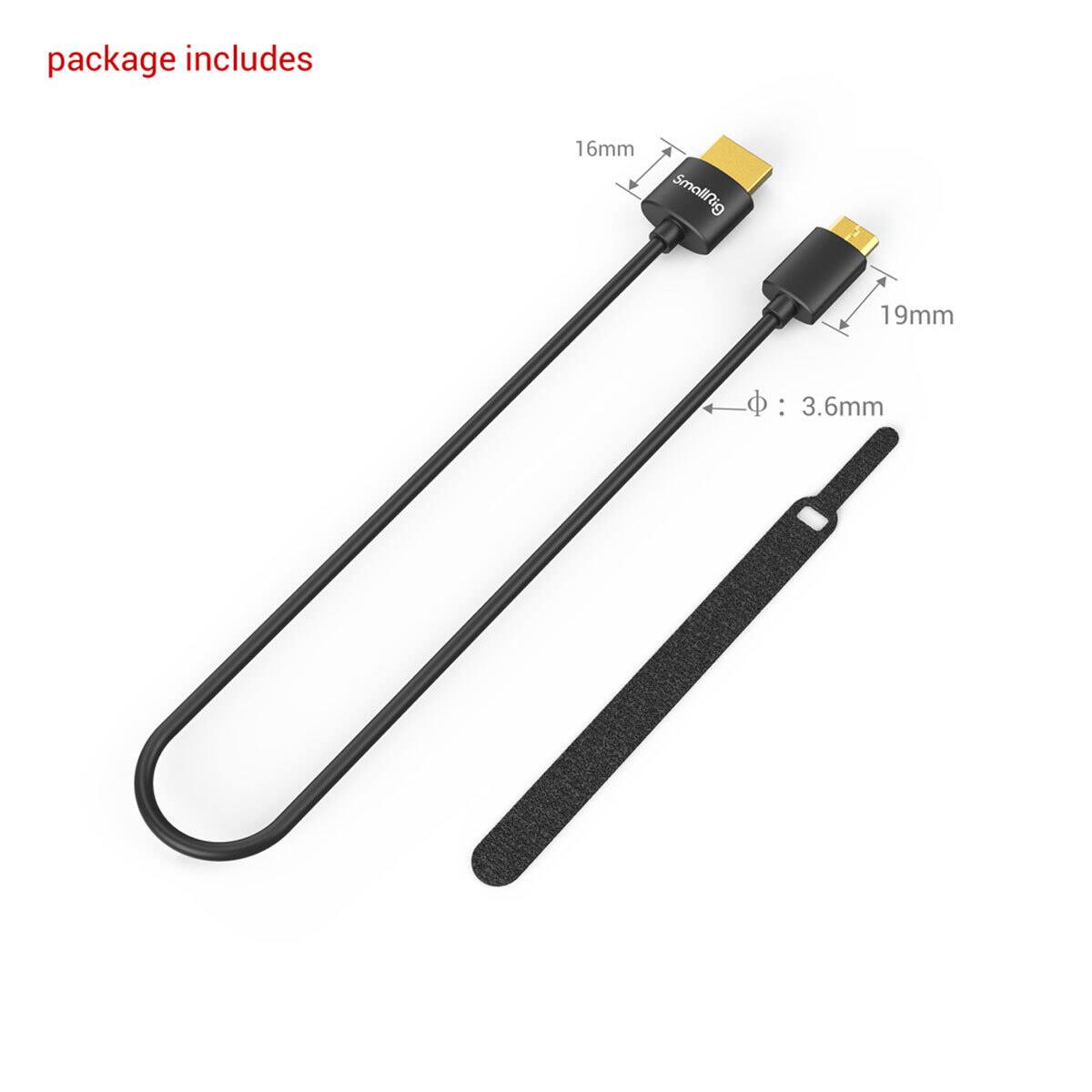 package includes

16mm SmallRig
19mm
Φ: 3.6mm