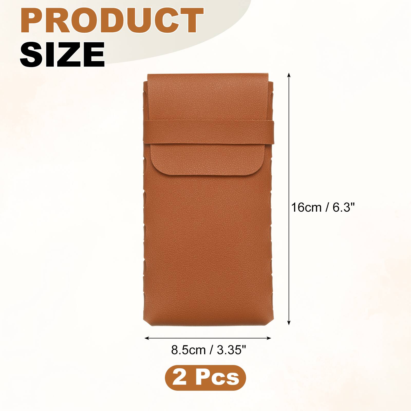 PRODUCT SIZE  
16cm / 6.3"  
8.5cm / 3.35"  
2 Pcs