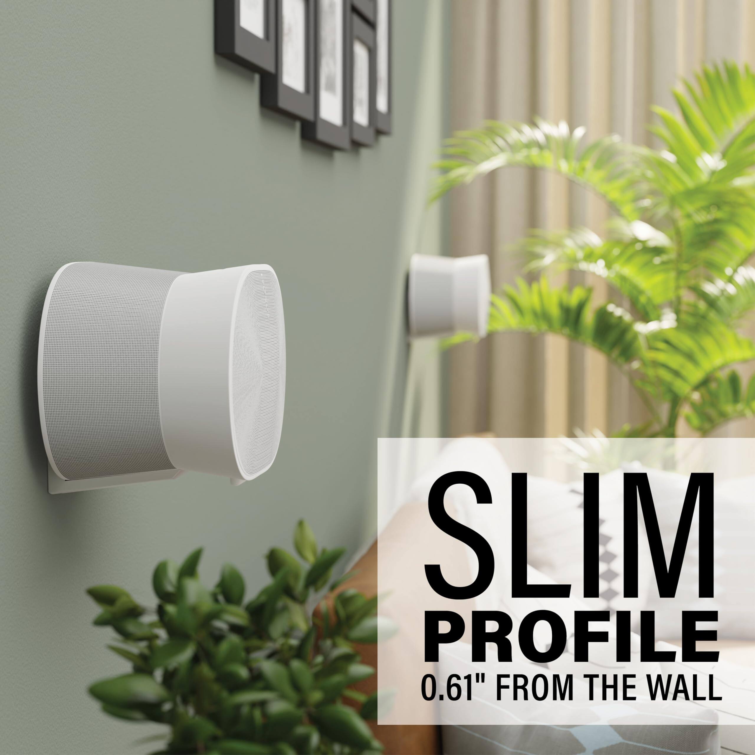 SLIM PROFILE  
0.61" FROM THE WALL
