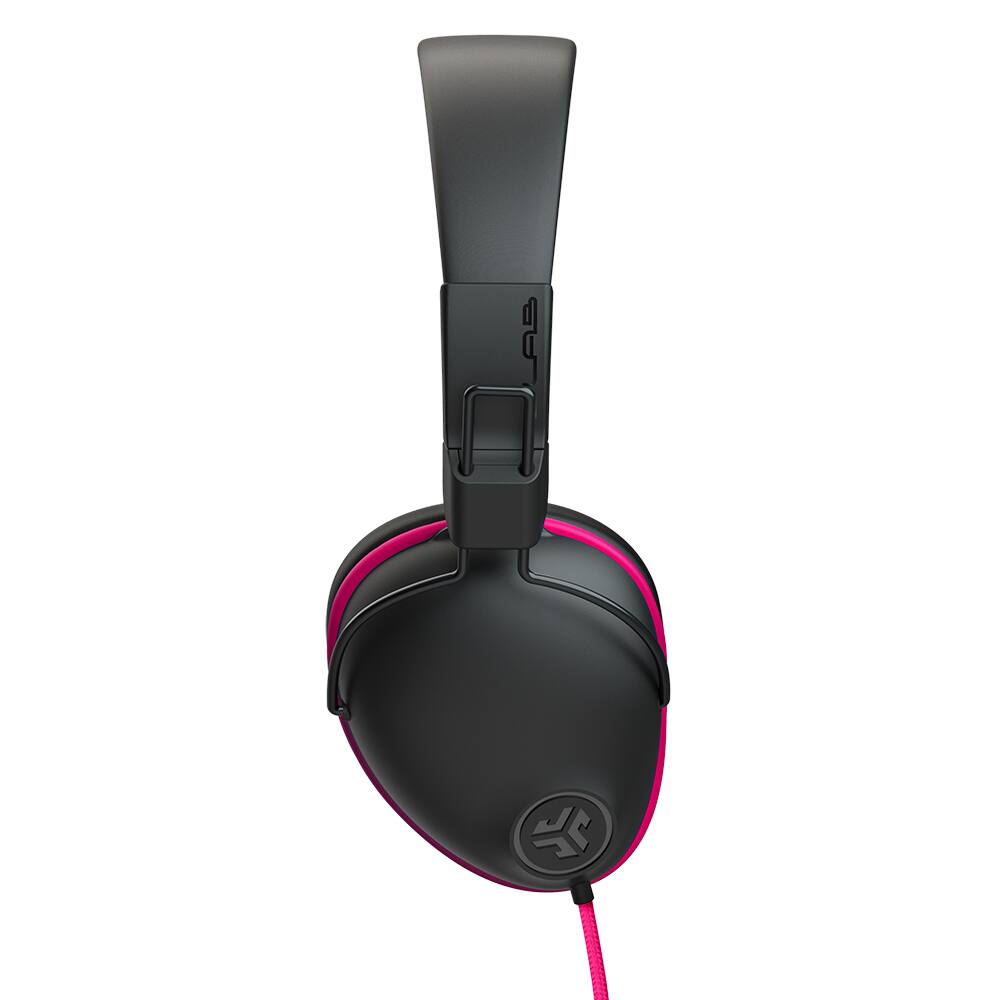 Alt View 1. JLab - JBuddies Pro Wired Over-Ear Kids Headphones - Pink.