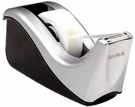Scotch - Desktop Dispenser, 1" Core - Black