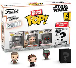 Funko BITTY POP!: Star Wars - The Mandalorian - Mandalorian 4-Pack - COLLECTIBLES