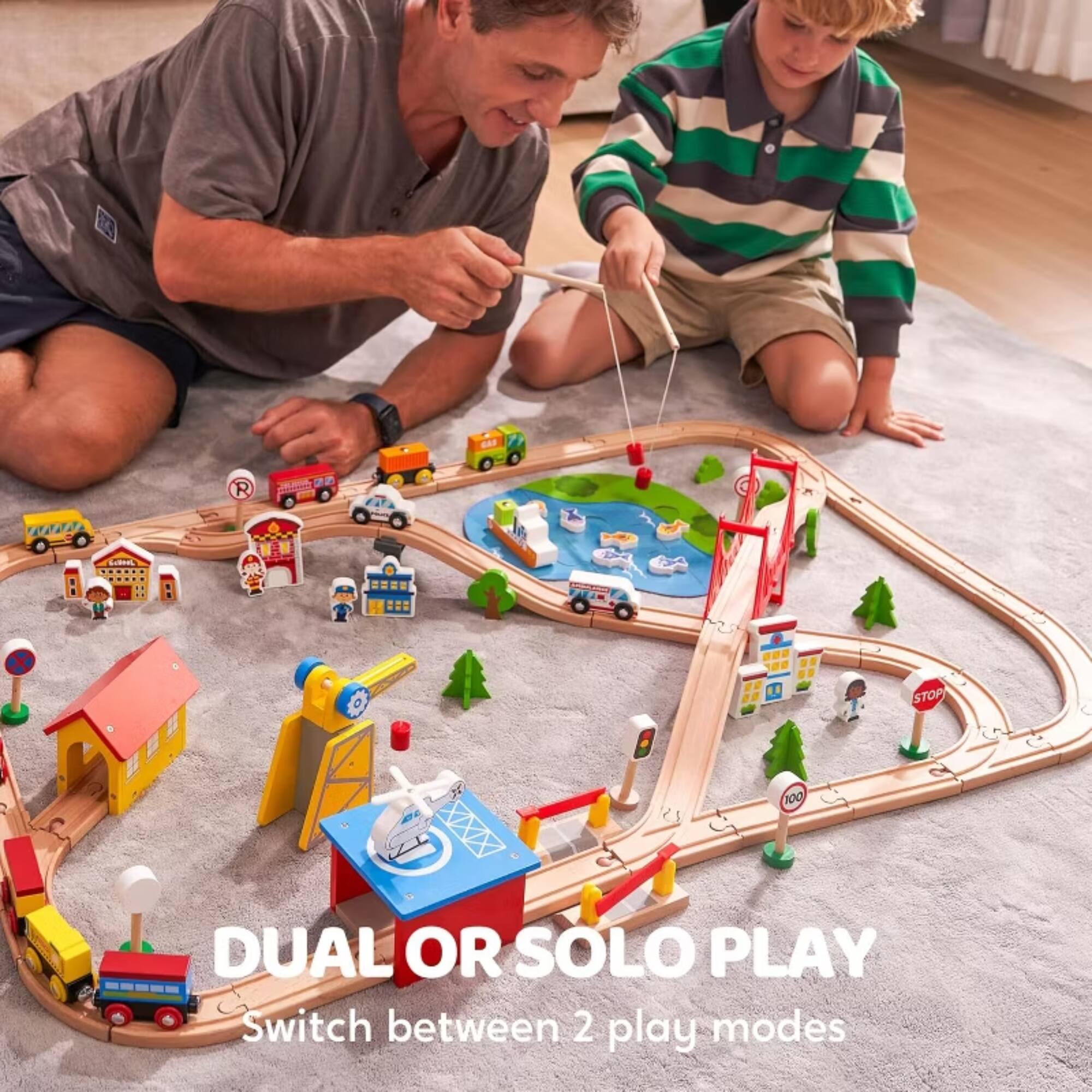 DUAL OR SOLO PLAY  
Switch between 2 play modes