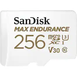 SANDISK - MAX ENDURANCE 256 GB microSD - 100 MB/s Read