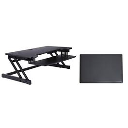 Rocelco - 37.5" Deluxe Height Adjustable Standing Desk - Black
