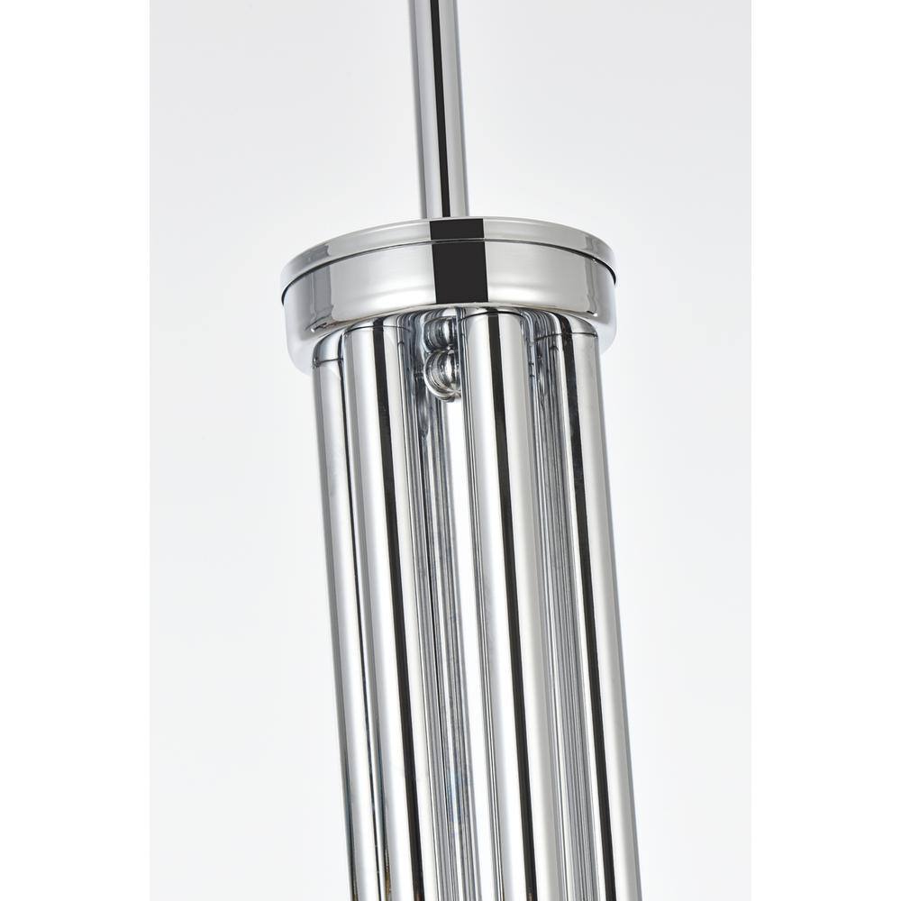 Alt View 1. Living District - Layne 50 inch chandelier in Chrome - Chrome.