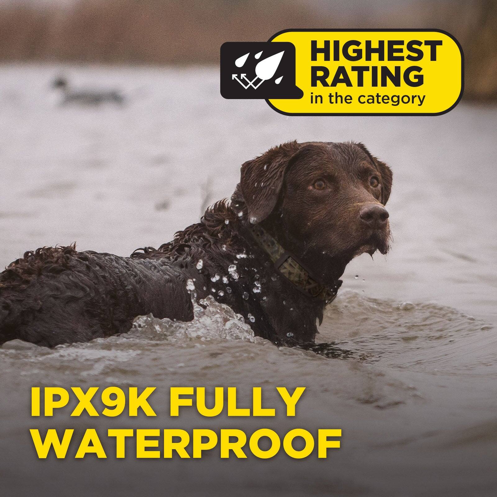 HIGHEST RATING in the category

IPX9K FULLY WATERPROOF