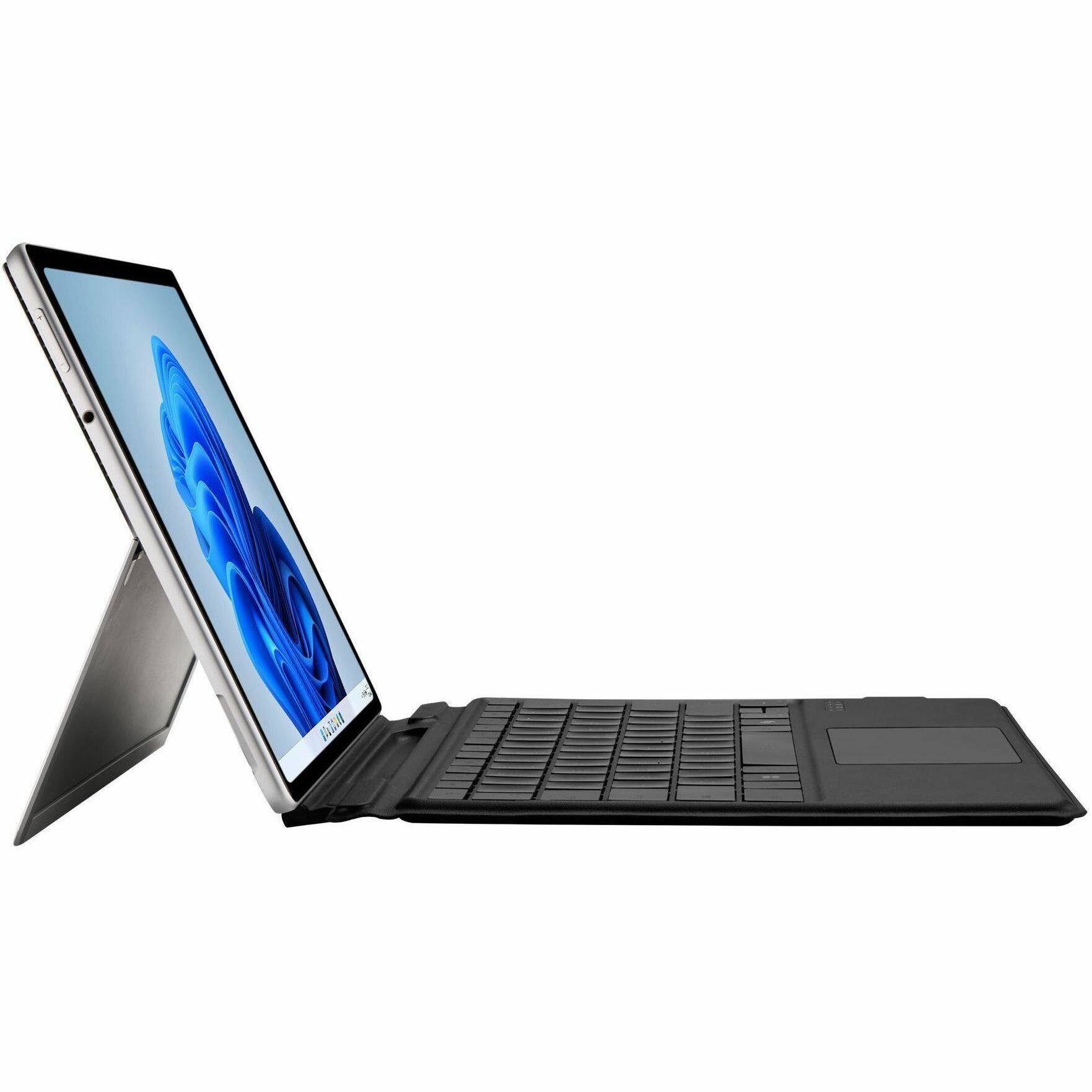 Alt View 8. Adesso - Adesso Bluetooth keyboard for Microsoft Surface Pro X 8/9/10/11 - Aluminum Body - 0.3" Height x 8.9" Width x 11.4" Depth - Aluminum.