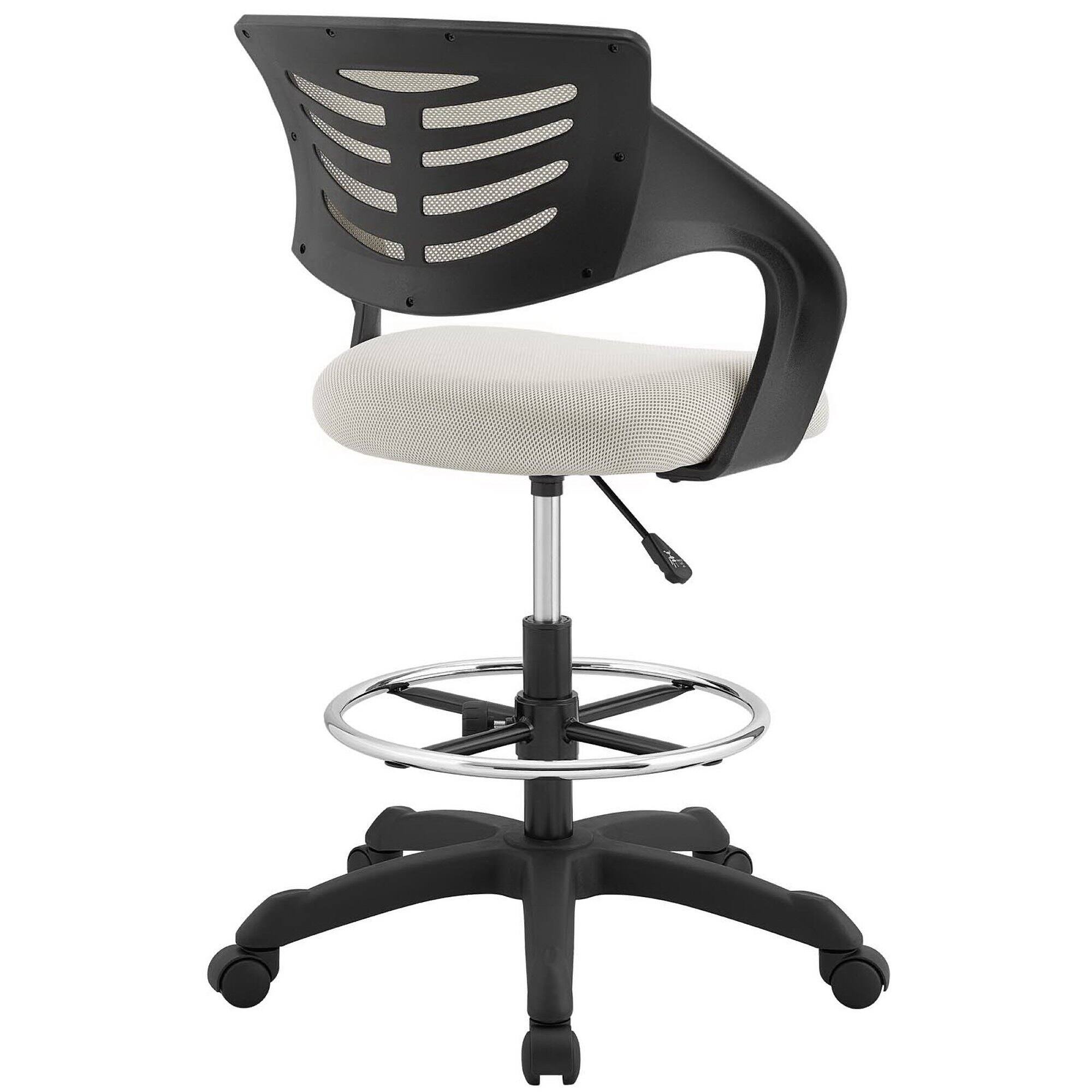 Back. Modway - Thrive Mesh Drafting Chair by Modway - Gray.