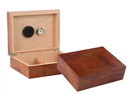 Prestige - Vizcaya Makore Humidor - Makore Pommel Wood Finish
