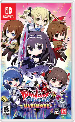 The text on the image reads: "On Nintendo Switch. Favom Sire Sreaker Battle Grounds. Everyone 10+. Ultimate. Panda 10+. M ESRB Games PM Studios." - E10+ (Everyone 10+)