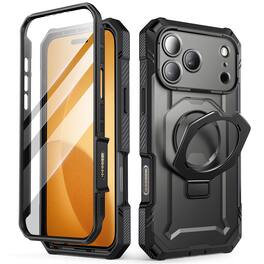 SUPCASE - UB Grip Pro MagSafe Case for iPhone 17 Pro – Sleek Protection + HD Tempered Glass Screen Guard - Black