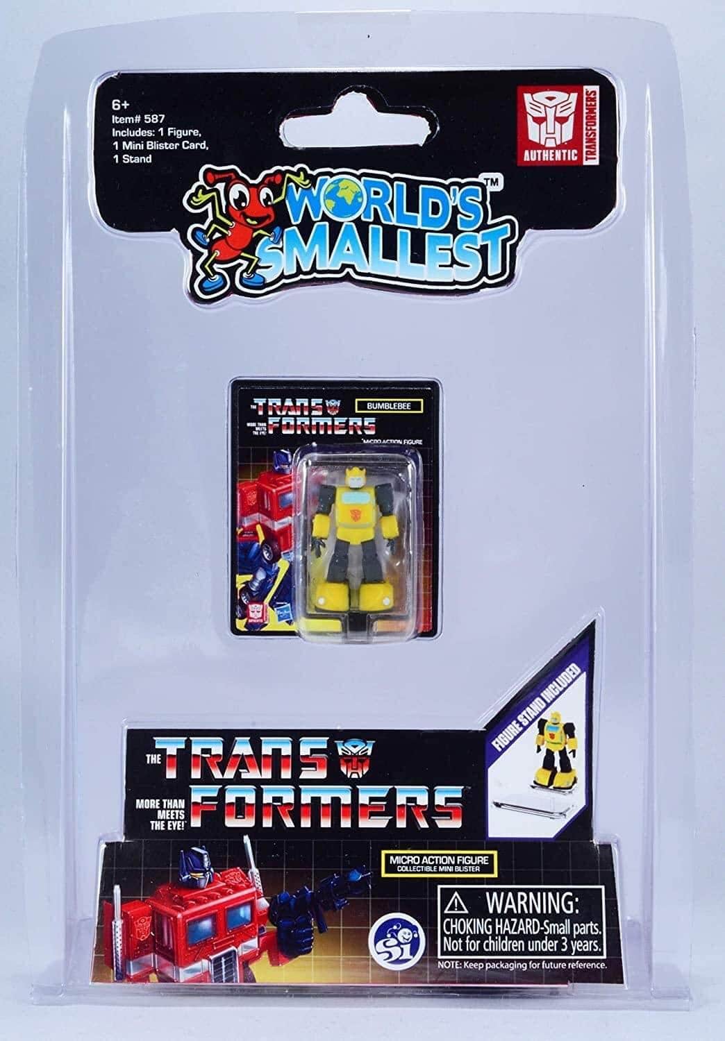 Worlds Smallest Transformers Micro Action Figure | One Random - Blue