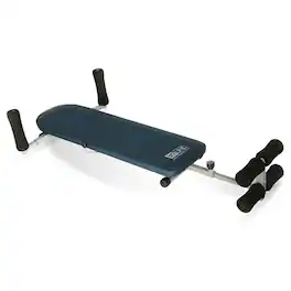 Stamina Products - InLine Traction System Joints and Back Stretch Bench, Blue Gray - Black