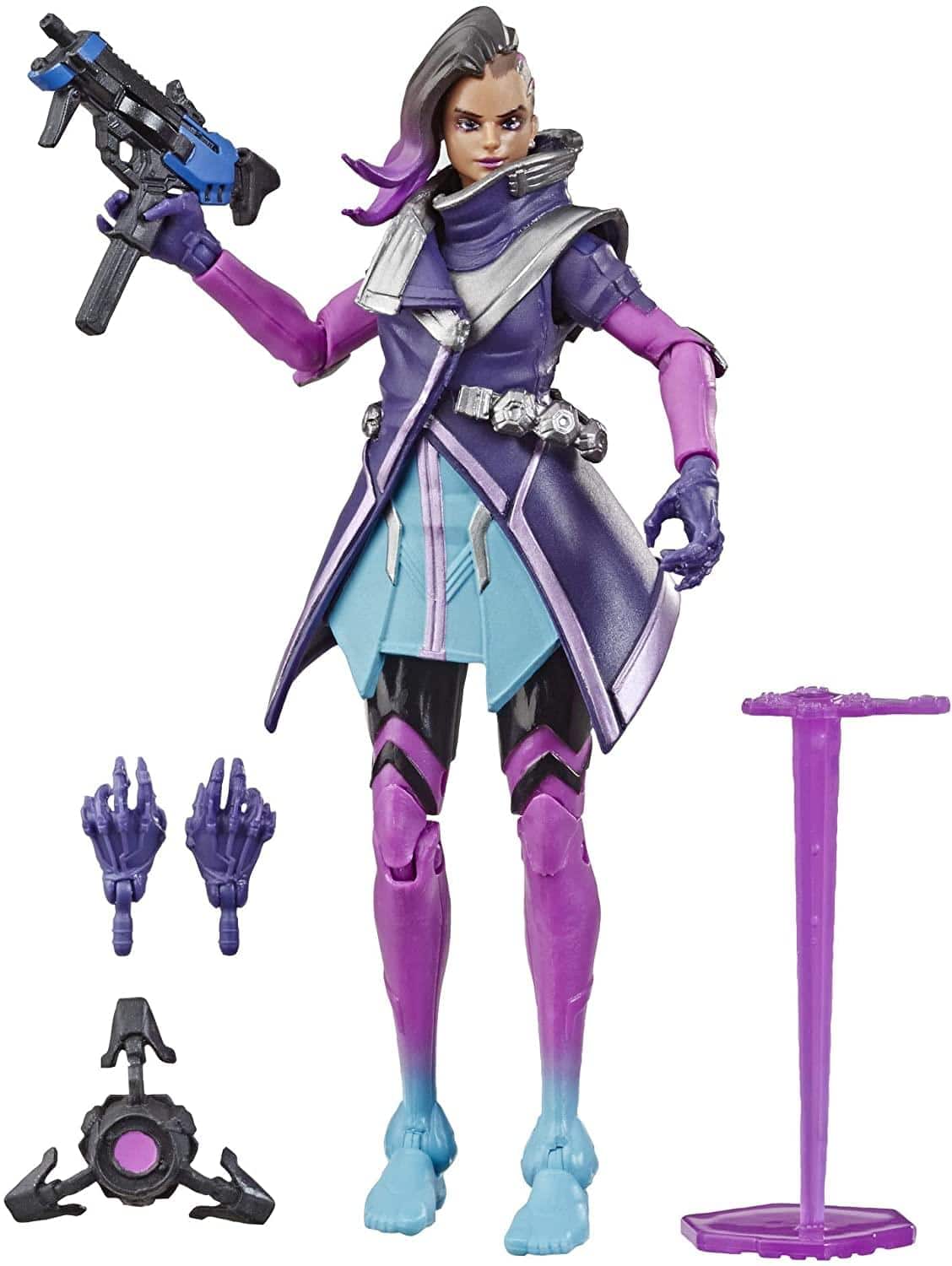 Hasbro - Overwatch Ultimates 6 Inch Action Figure | Sombra - Purple
