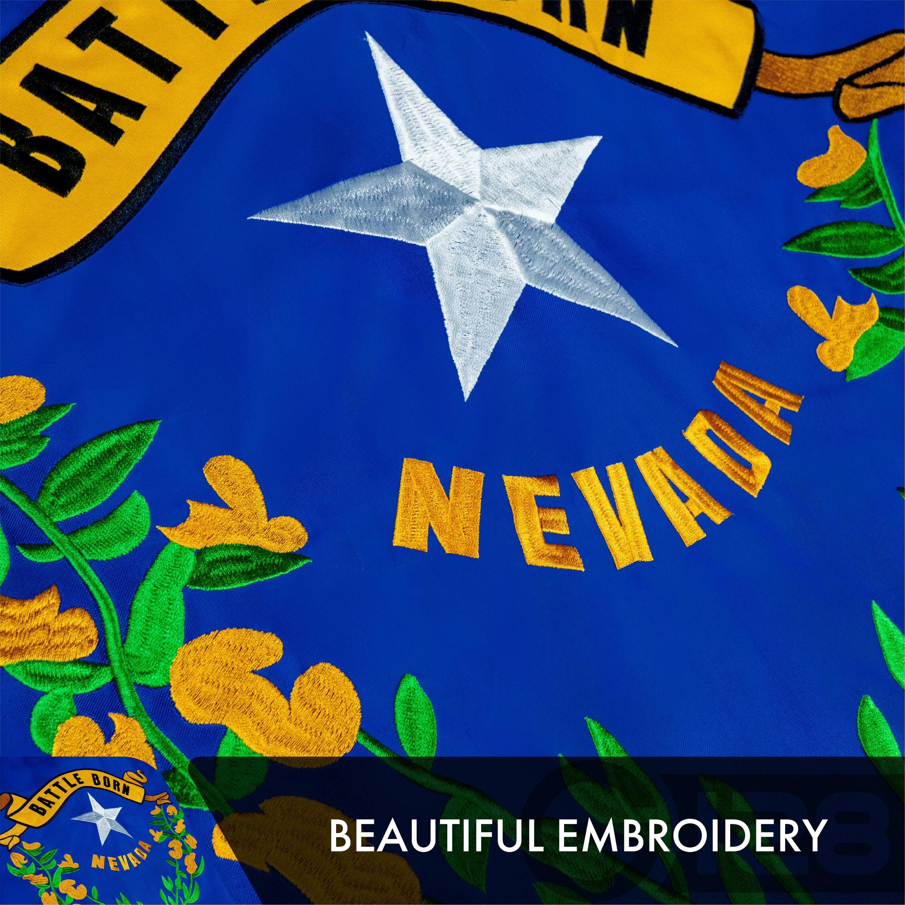 AA N AN BATA NEVARA BATTLE BORN NEVAOA BEAUTIFUL EMBROIDERY