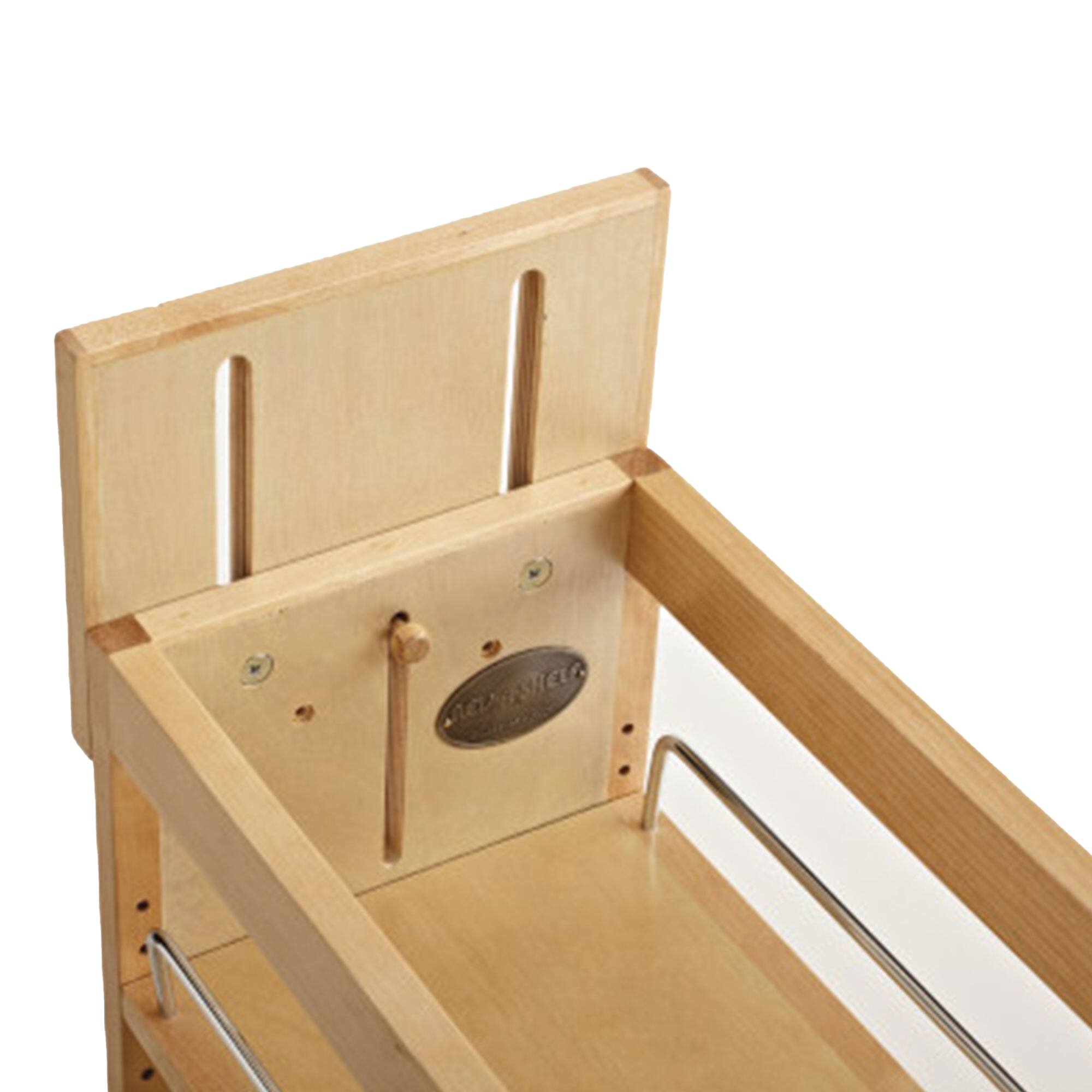 Alt View 7. Rev-A-Shelf - Rev-A-Shelf 8.75'' Pullout Kitchen Cabinet Organizer Soft-close, 448-BCSC-8C - Light Brown.