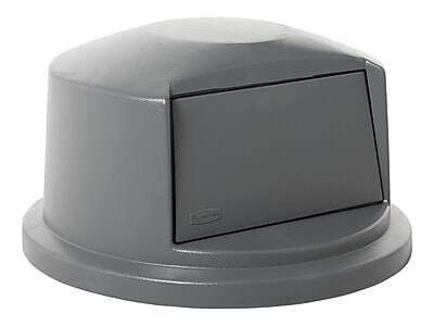 Alt View 2. RubberMaid - Brute Dome Indoor Lid Polyethylene, 32 Gal. - Gray.