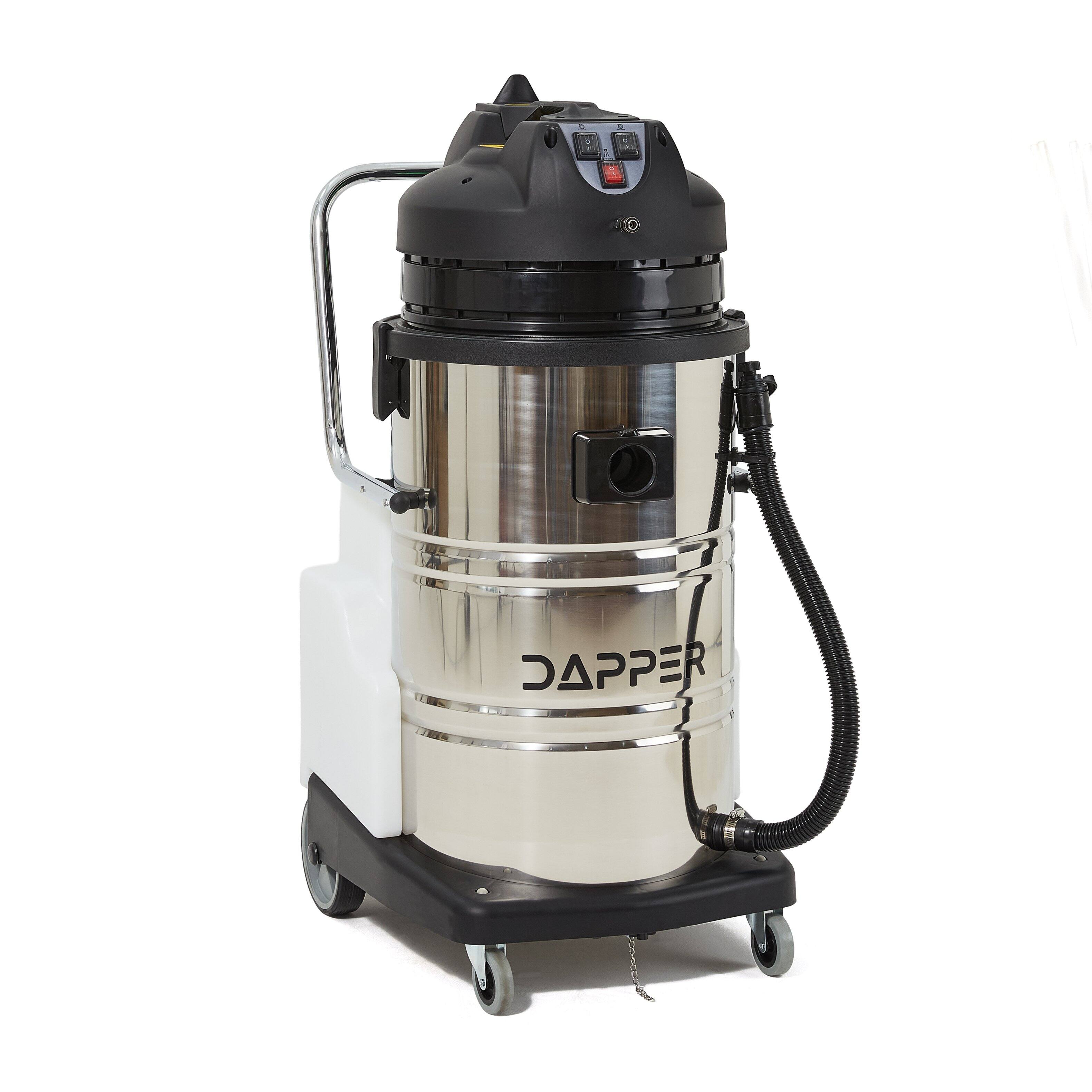 Alt View 6. Dapper Supply - Commercial 4-in-1 Wet/Dry Vacuum & Carpet Extractor, 116 PSI, 5.3 Gal. Tank, 21 Gal. Recovery, 2-Year Warranty - Gray.