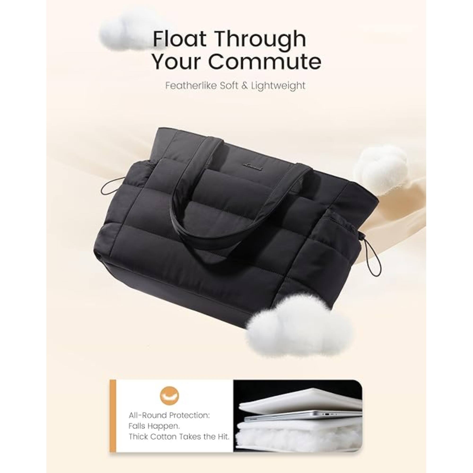Float Through Your Commute  
Featherlike Soft & Lightweight

All-Round Protection: Falls Happen. Thick Cotton Takes the Hit.