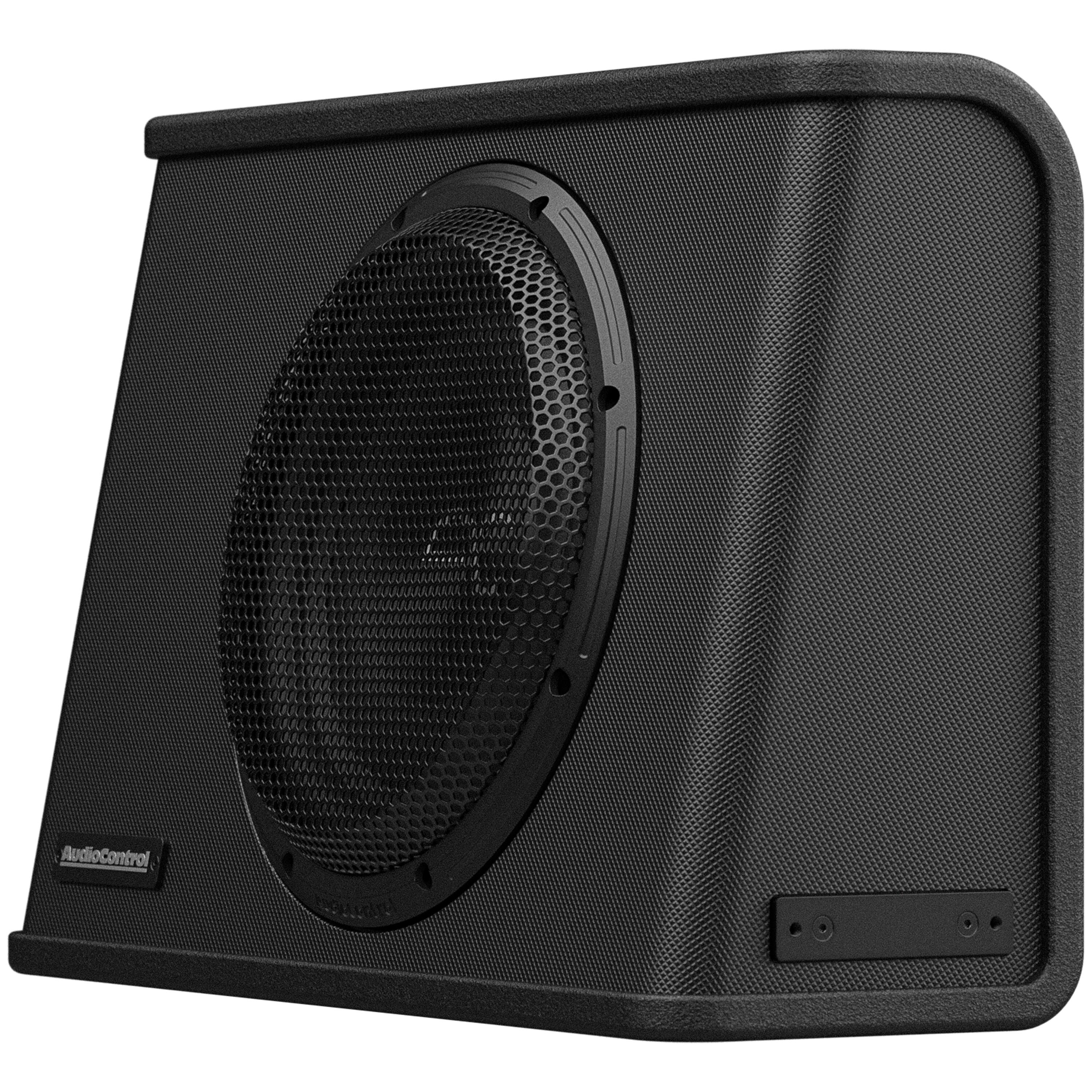 Alt View 15. AudioControl - Space Series 10” Single-Voice-Coil 2-Ohm Loaded Sealed Subwoofer Enclosure - Black.