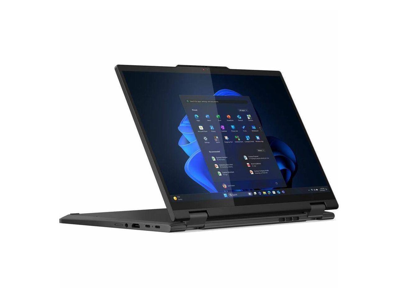 Alt View 9. Lenovo - Lenovo ThinkPad T14s Gen 1 14" Touch - Intel Core Ultra 5 - 16GB - 512GB - Win 11 Pro - Black.