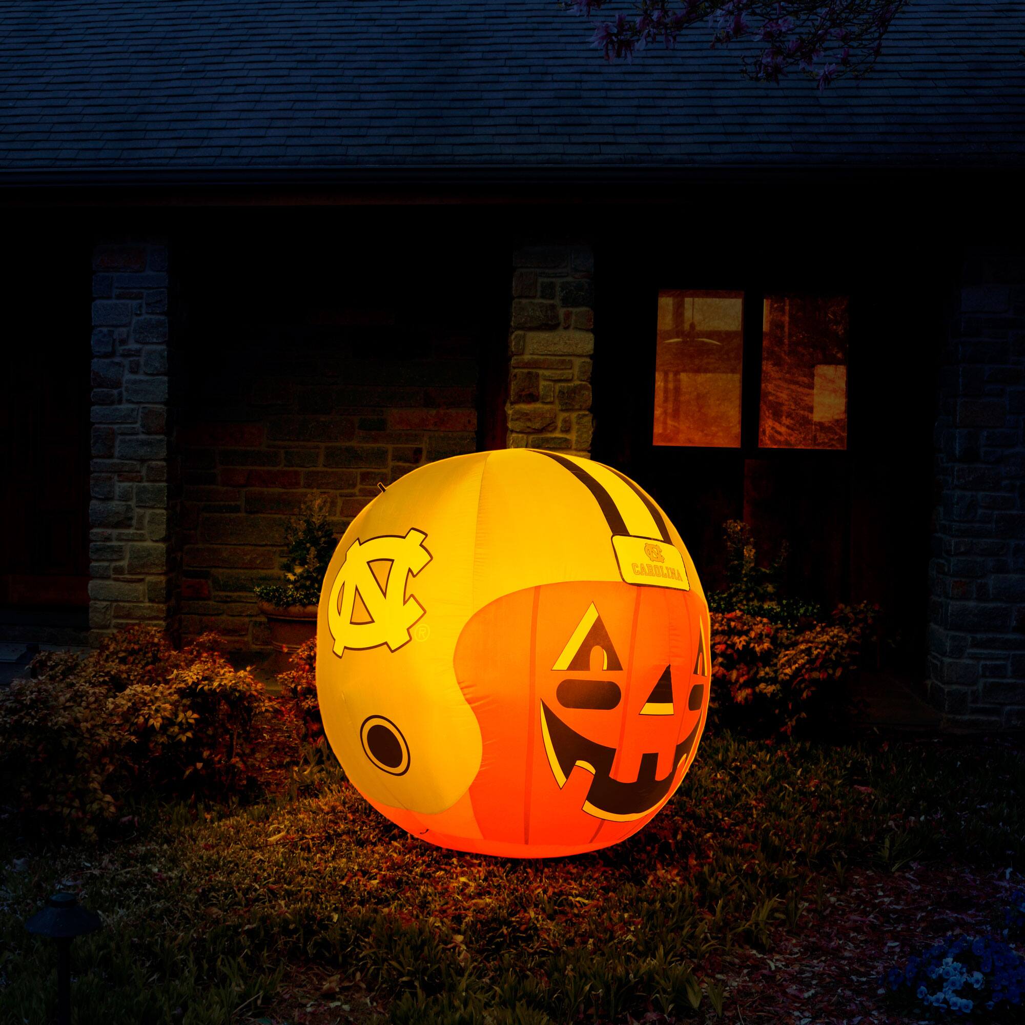 Alt View 2. Sporticulture - North Carolina Tar Heels Jack-O-Helmet Inflatable - Multicolor.