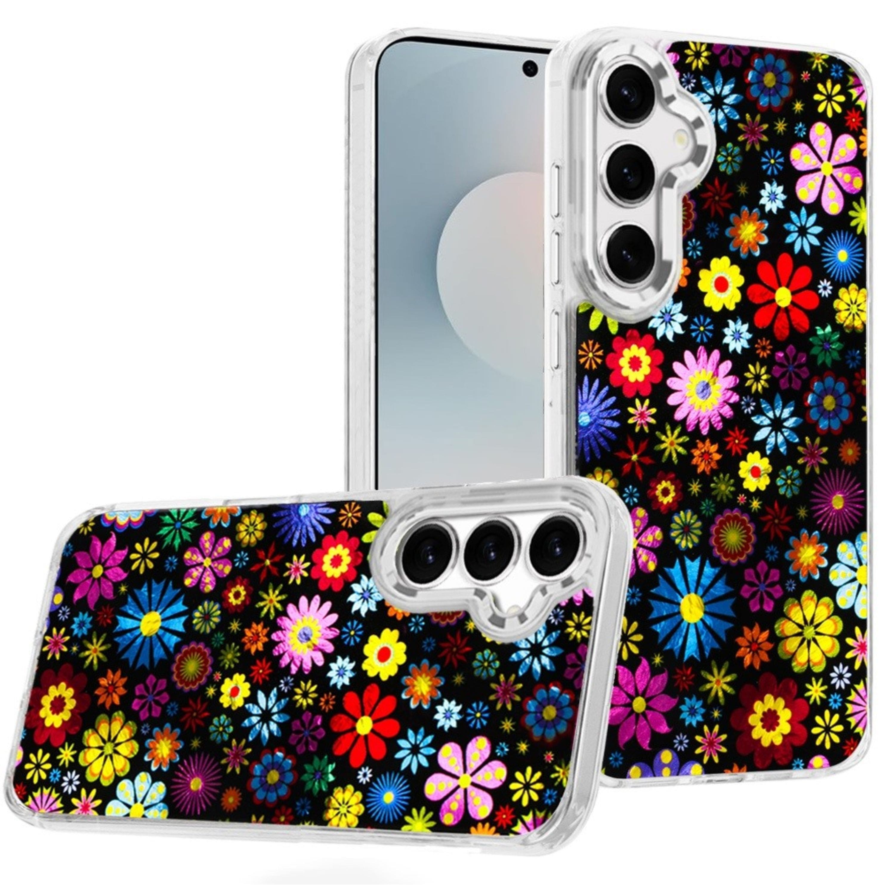 Kitcheniva - Cute In Mold Design With Metallic Buttons Plus Tempered Glass For Samsung S25 FE 2 - Multicolor price history on PriceWatchPro