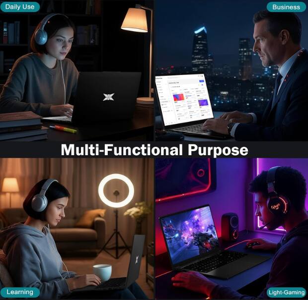 Daily Use  
Business  
Multi-Functional Purpose  
Learning  
Light-Gaming
