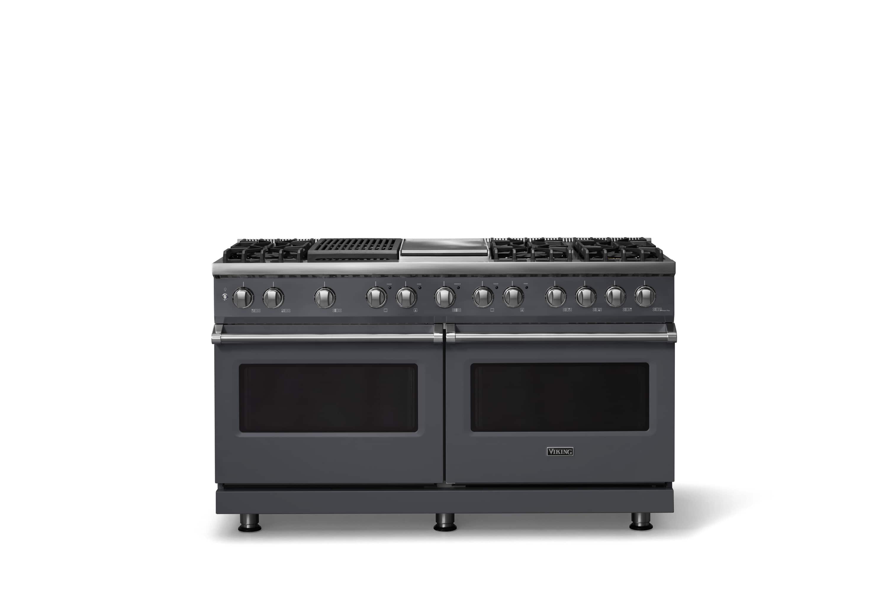 Viking - Pro 5 Series 9.4 Cu. Ft. Freestanding Sealed 8 Burner Dual Fuel Convection Range/Griddle/Grill - Cast Black - Cast Black price history on PriceWatchPro