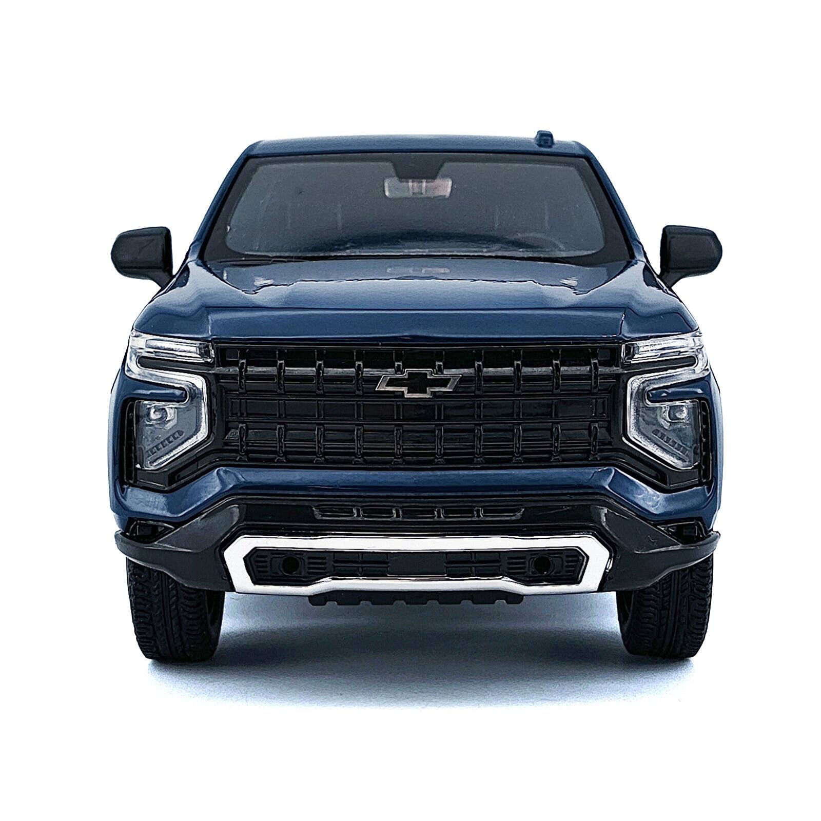 Alt View 3. Motormax - 2025 Chevrolet Tahoe PPV Dark Blue "Custom Builder's Kit" Series 1/24 Diecast Model Car by Motormax.