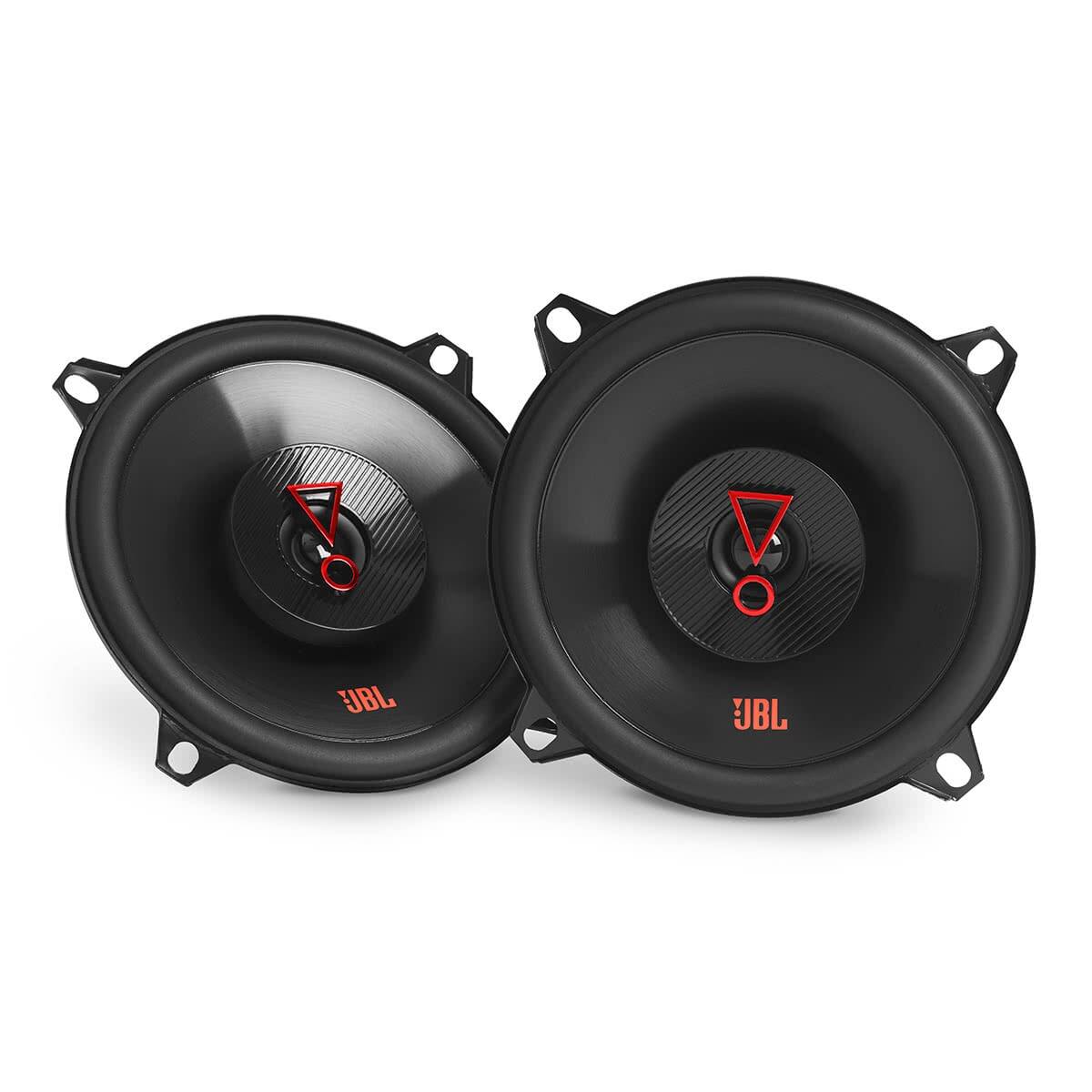 JBL - Refurbished Excellent - Stage 3 527F 5.25" Stage 3 2 Way Coaxial Speakers - Pair - Black