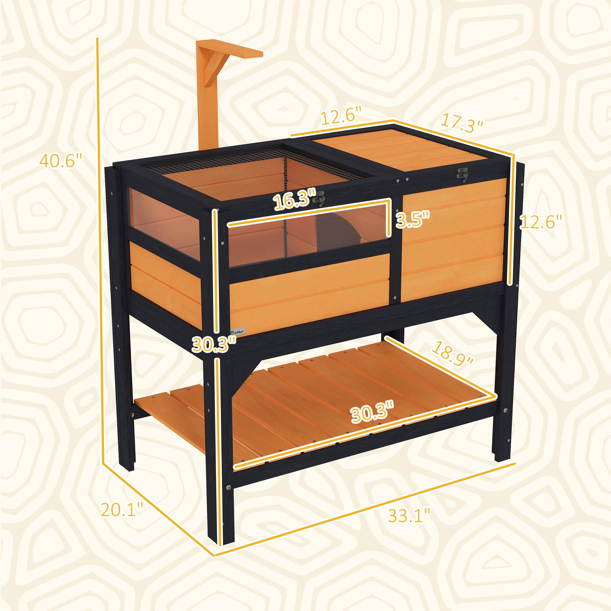 40.6"  
12.6"  
16.3"  
17.3"  
3.5"  
12.6"  
30.3"  
30.3"  
18.9"  
20.1"  
33.1"