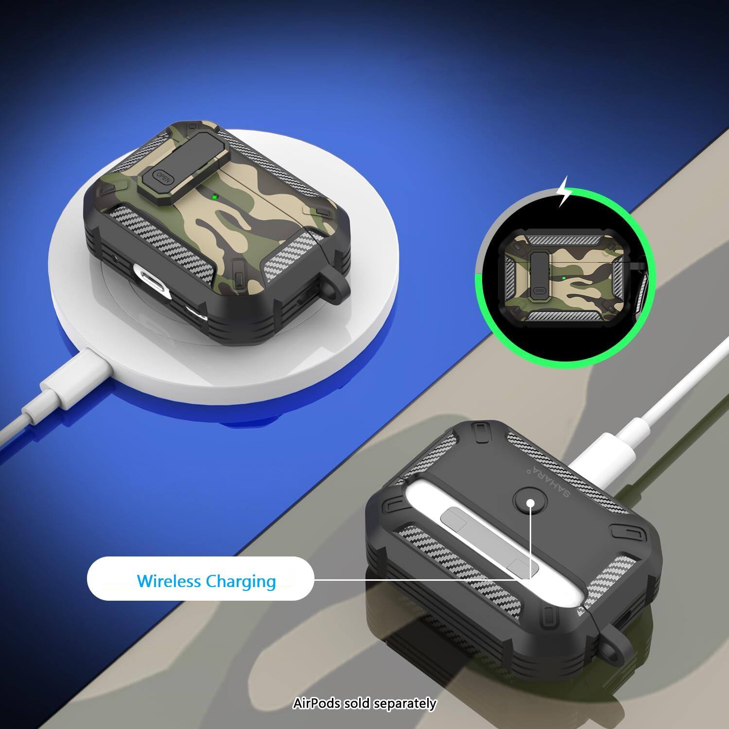 OPEN S SAHARA Wireless Charging  
AirPods sold separately