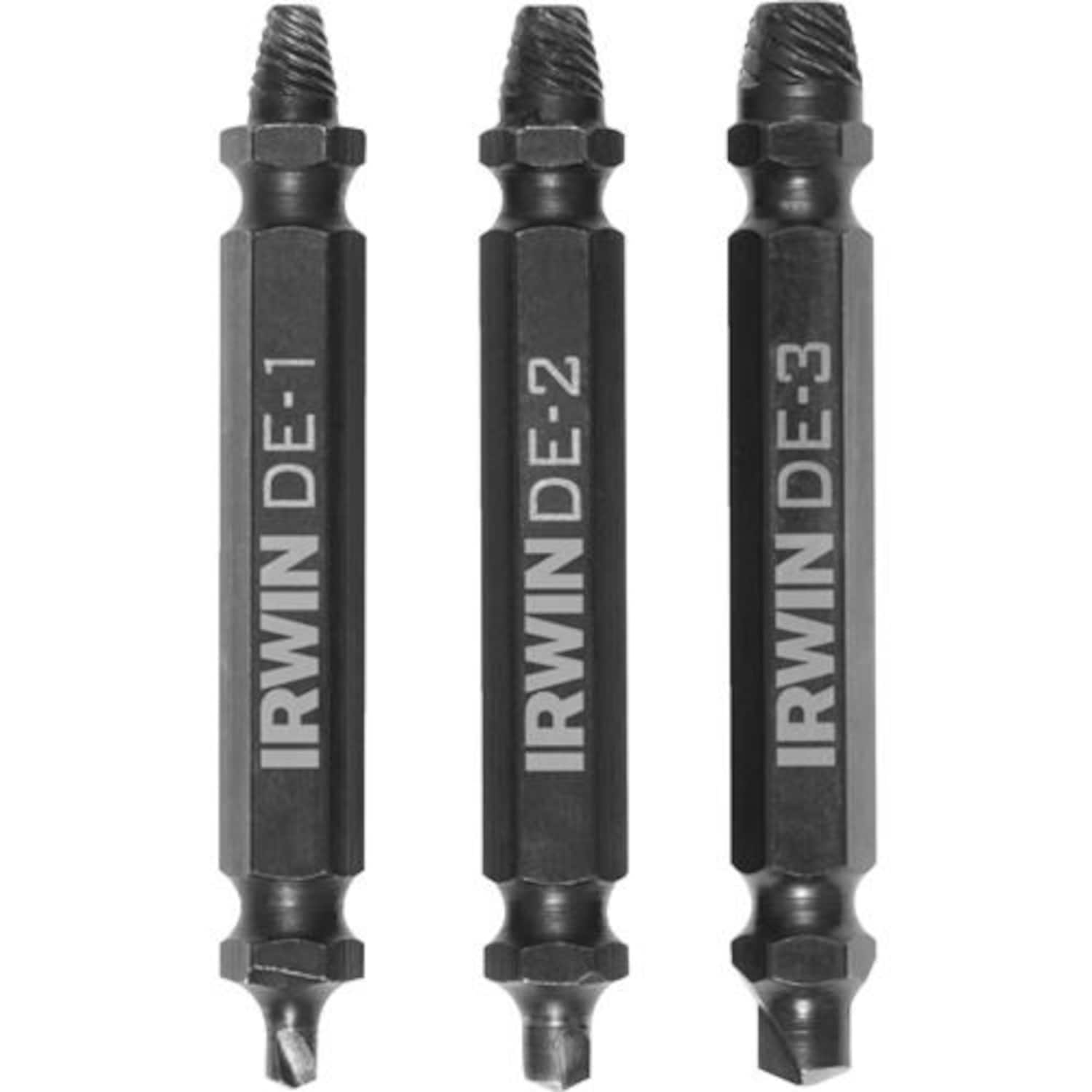 Irwin - Impact Screw Grip .15  M2 High Speed Steel Double Ended Screw Extractor 2  3 pc price history on PriceWatchPro