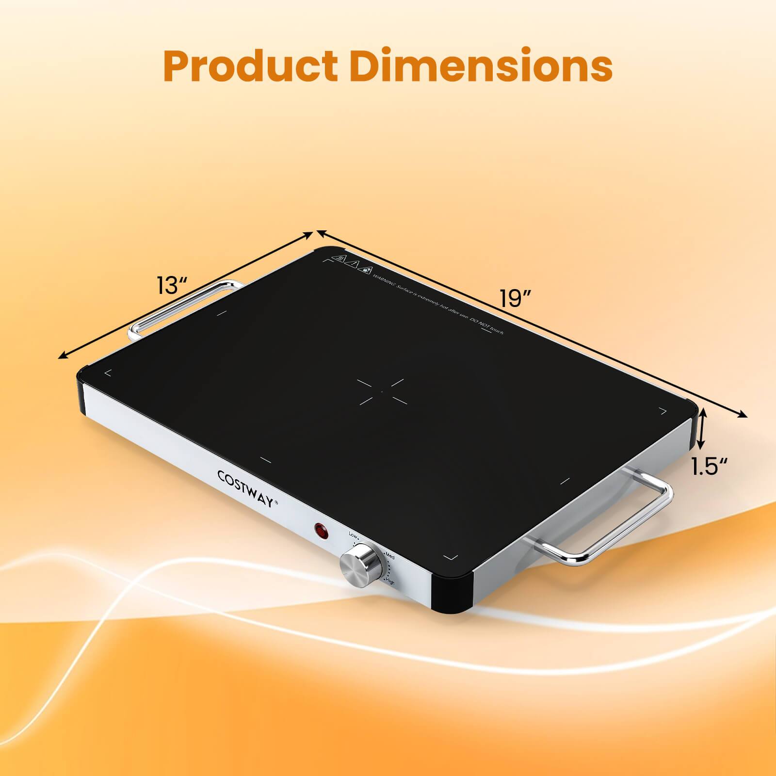 Product Dimensions: 13" x 19" x 1.5"
