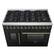 Alt View 7. Forno Appliances - 48 in. Wide 8 Burner Galiano 6.58 Cu. Ft. Freestanding Dual Fuel True Convection Range - Black.