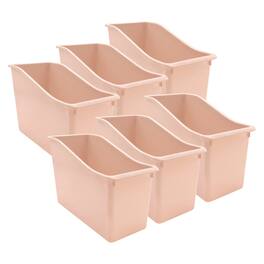 Teacher Created Resources - Blush Plastic Book Bin, Pack of 6