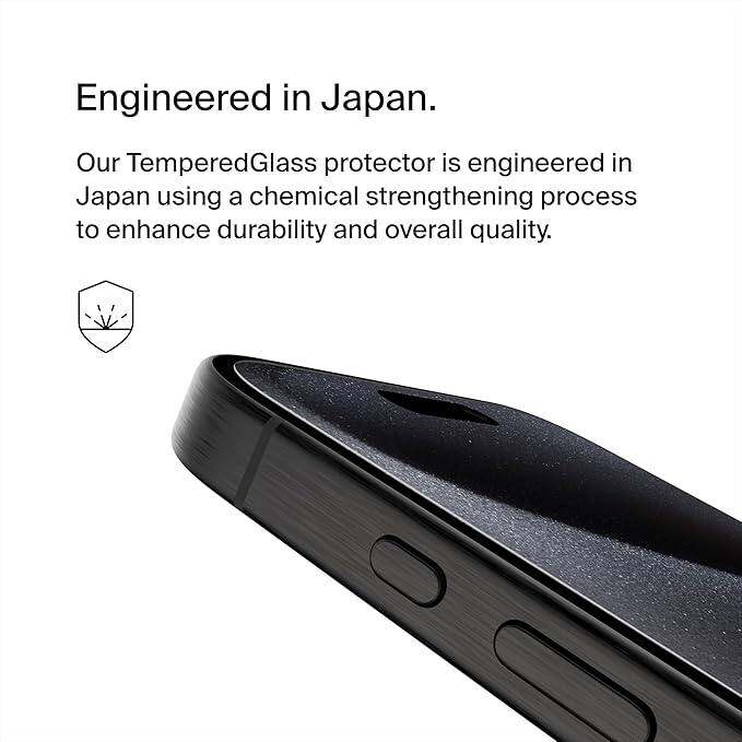 Engineered in Japan.

Our Tempered Glass protector is engineered in Japan using a chemical strengthening process to enhance durability and overall quality.