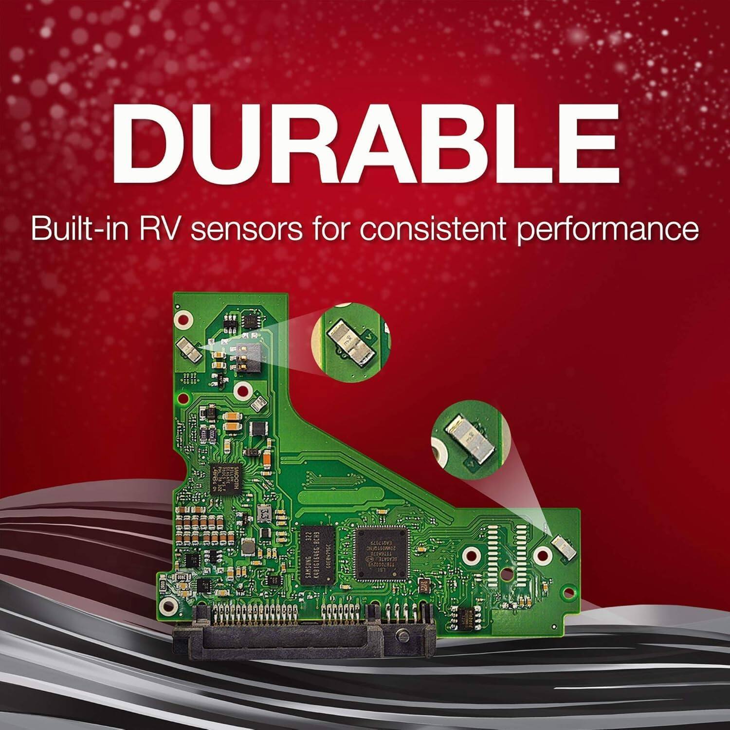 DURABLE  
Built-in RV sensors for consistent performance