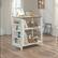 Alt View 11. Sauder - Kitchen Island Baltic Oak Cart - White.