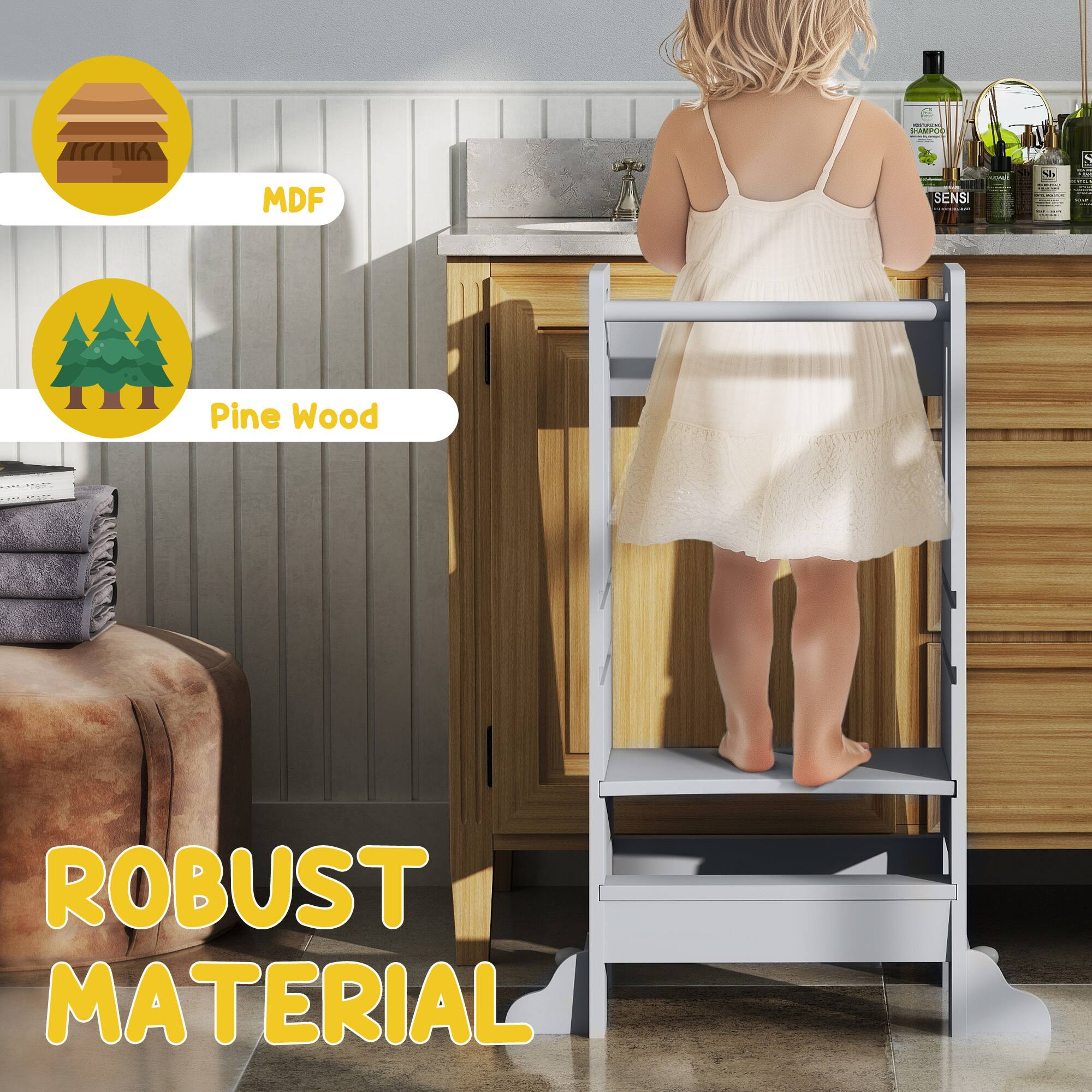 MDF  
Pine Wood  

ROBUST MATERIAL