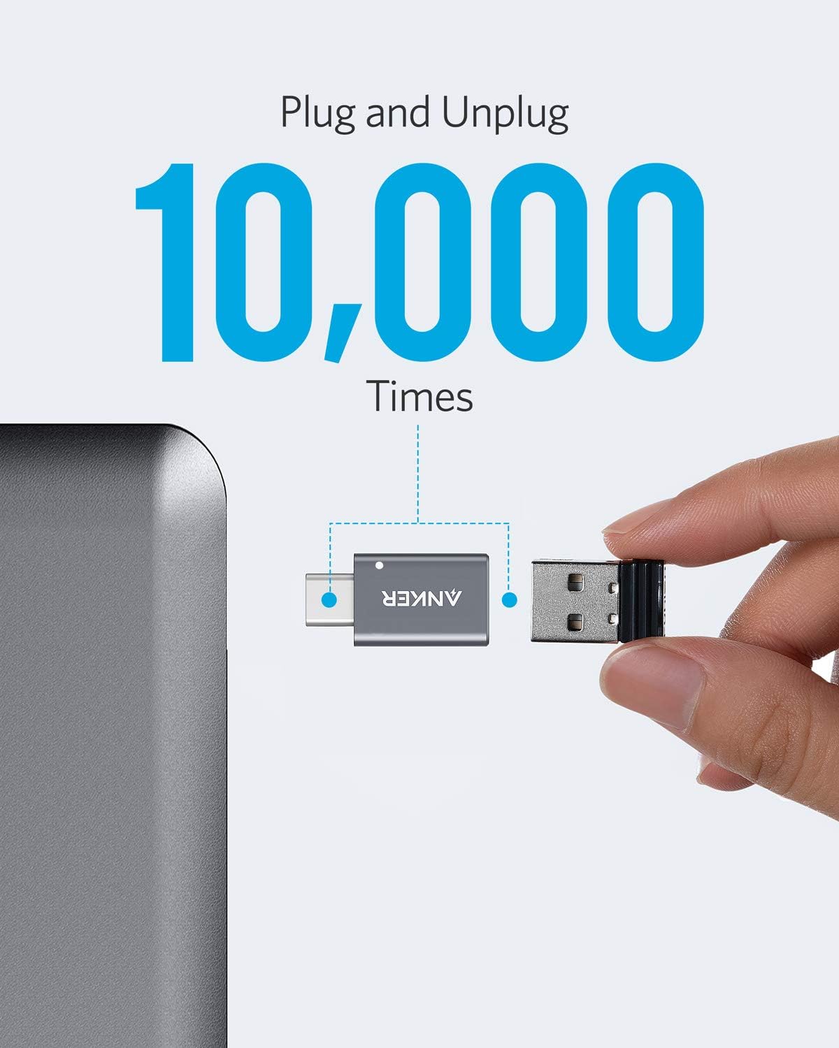 Plug and Unplug 10,000 Times ANKER USB