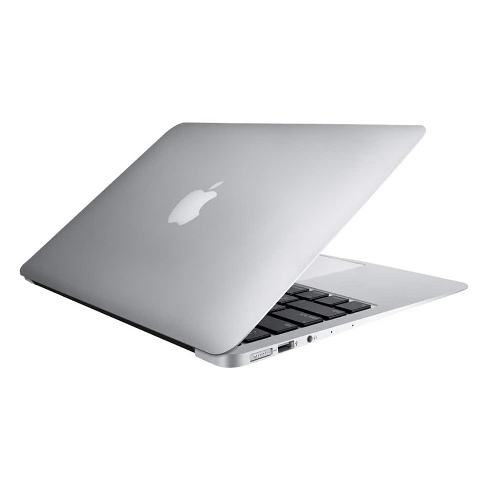 Left. Apple - MacBook Air 13.3" Certified Refurbished - Intel Core i5 with 8GB Memory - 128GB Flash Storage SSD (2015) - Silver.