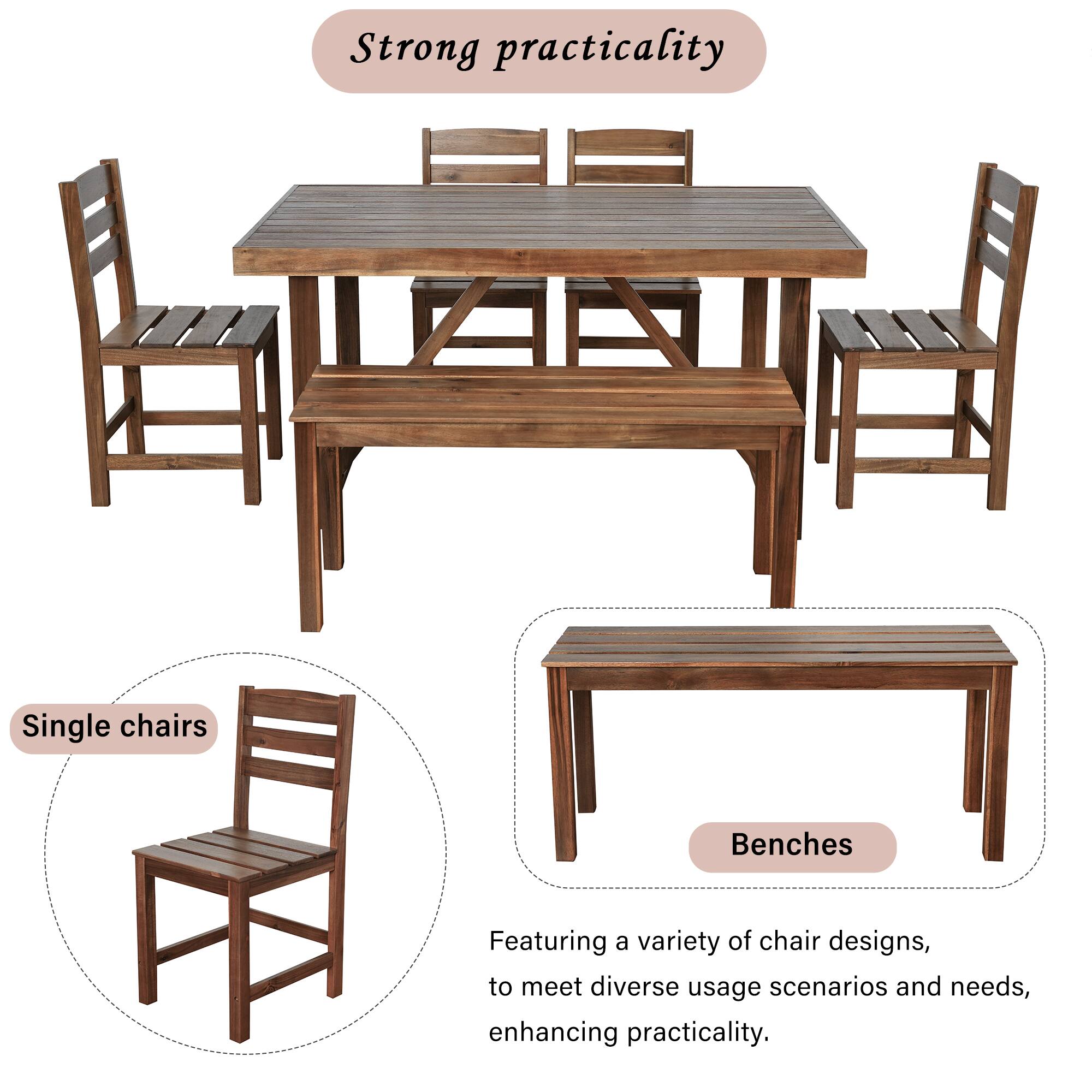 Strong practicality

Single chairs Benches

Featuring a variety of chair designs, to meet diverse usage scenarios and needs, enhancing practicality.